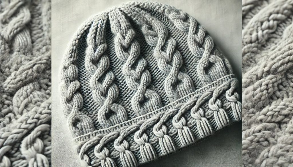 Cable-Knit Cotton Hat