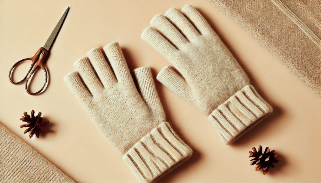 Fingerless Cashmere Gloves