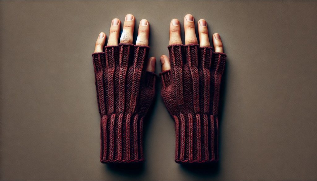 Fingerless Knitted Gloves