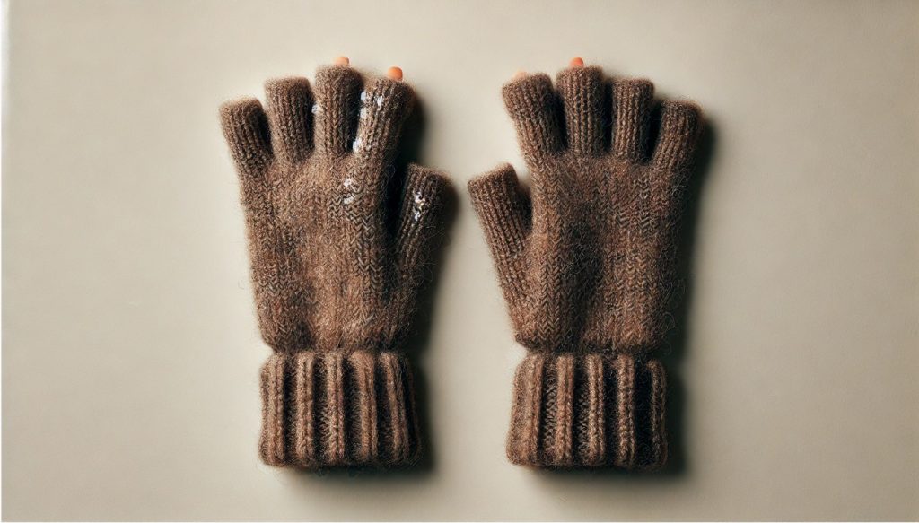 Fingerless Wool Gloves