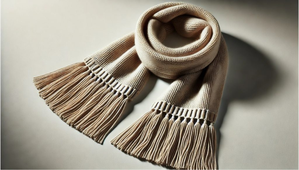 Fringe Acrylic Scarf