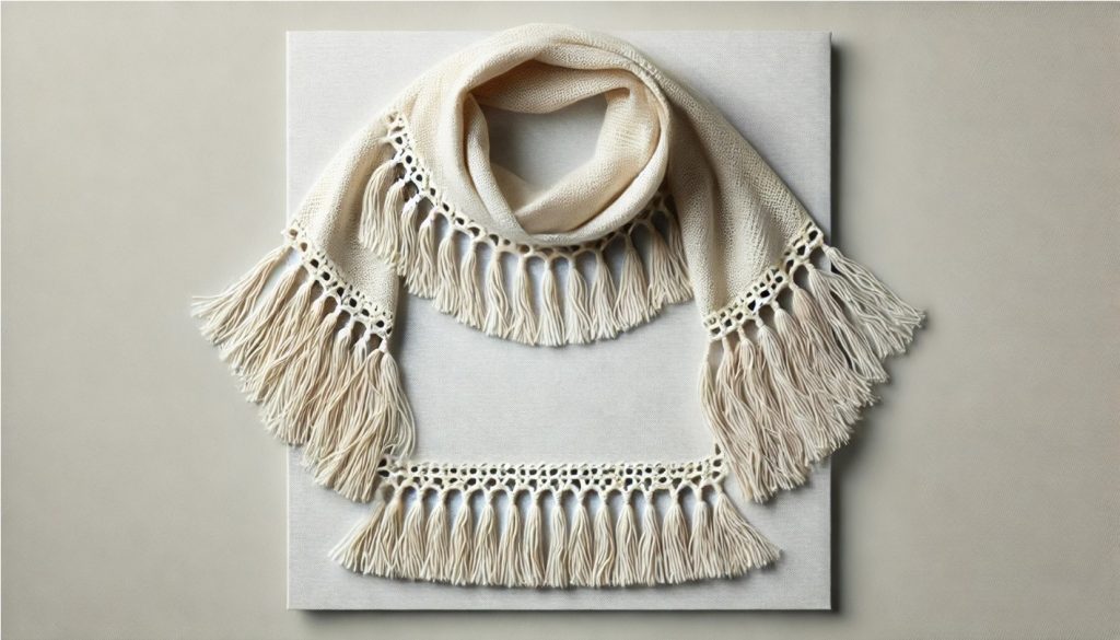 Fringed Cotton Scarf