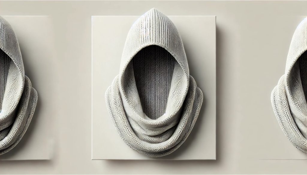 Hooded Cotton Scarf