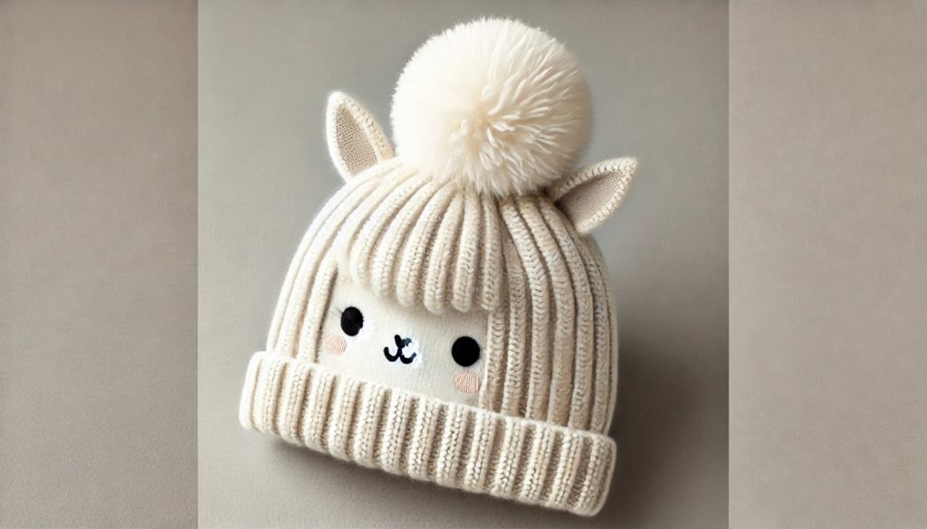 Pom-Pom Alpaca Hat