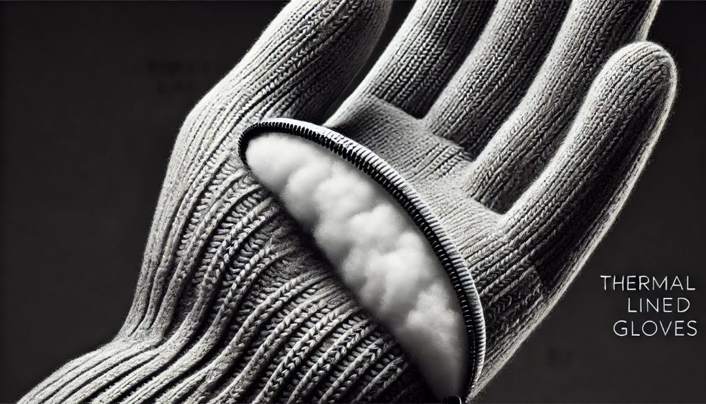 Thermal-Lined Cotton Gloves